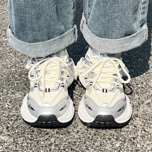 人本厚底增高时尚老爹鞋