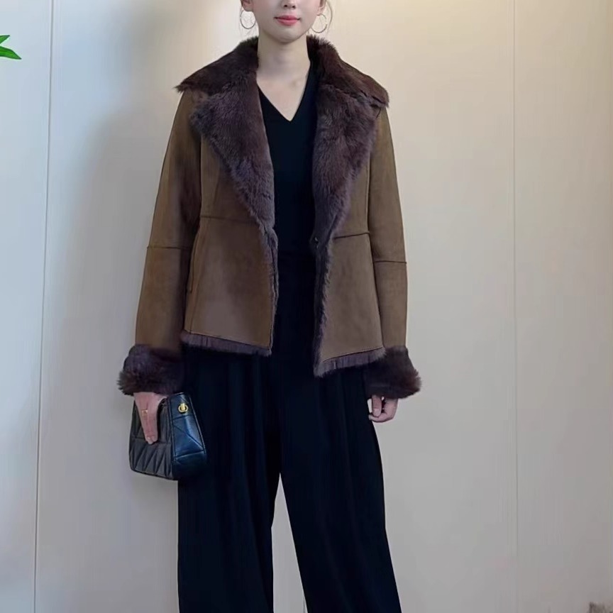 凤轩阁皮毛一体双面穿进口