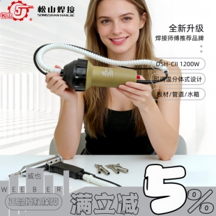 松山DSH 焊接热风枪大功率塑焊枪pp板材 cII型塑料焊枪1200W分体式
