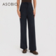 2025冬季 新品 时尚 Asobio设计感横条纹印花长裤 气质通勤长裤 女330