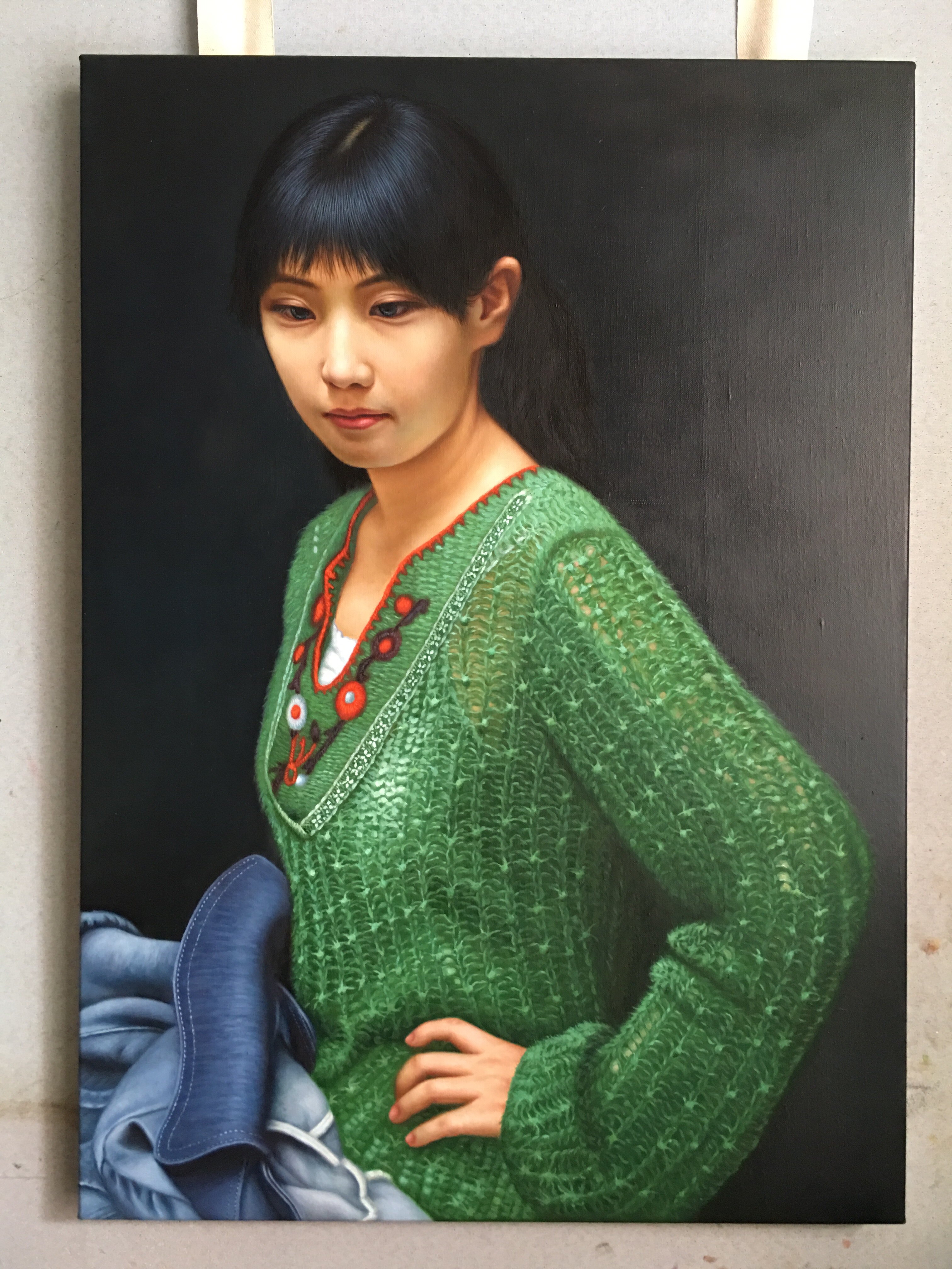 写实油画大芬油画画真人代画照片