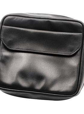 包邮 意大利Arcadia烟斗包 便携式 5位斗包 烟丝包牛皮 棕色黑色