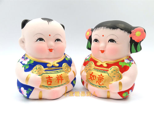 无锡特产惠山泥人泥塑中国特色
