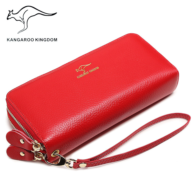 True Australia Kangaroo Female bag Handbag Top layer leather have more cash than can be accounted for wallet lady zipper genuine leather Wallet double-deck High-capacityin the Leather/Lady bags/Men's bag, Wallet  category - from Buy2taobao.com to provide professional Taobao agent buy service