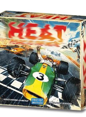 HEAT Pedal to the Metal火爆狂飙赛车桌游策略骰驱竞速主题1-6人