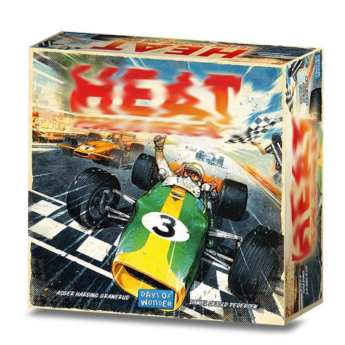 HEAT Pedal to the Metal火爆狂飙赛车桌游策略骰驱竞速主题1-6人