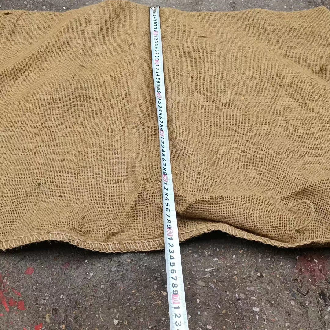 下雪防滑麻袋 麻袋布 防洪麻包袋工程盖地保温麻袋布 铺路 防滑用