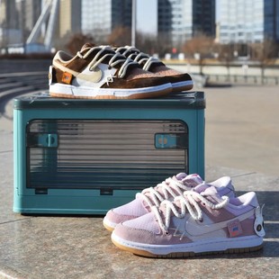 适配Dunk情人节卡斯制造扣子米色白色麻绳棉麻AJ1 AF1外鞋带鞋绳