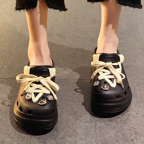 适配洞洞鞋crocs鞋带钻鞋扣