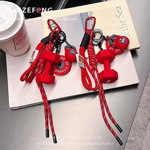 miu系挂绳保龄球包包挂件编织绳登山兔子KT猫复古钥匙扣多用配饰