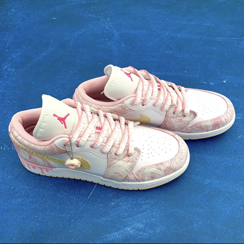 适配aj1lowgs冰淇淋甜甜圈粉