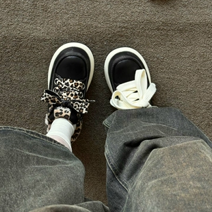 适配黑武士catsofa豹纹粗鞋带鞋绳ouder鞋带