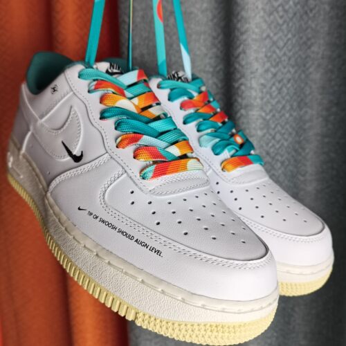 鞋带渐变夏威夷抽象airforce1