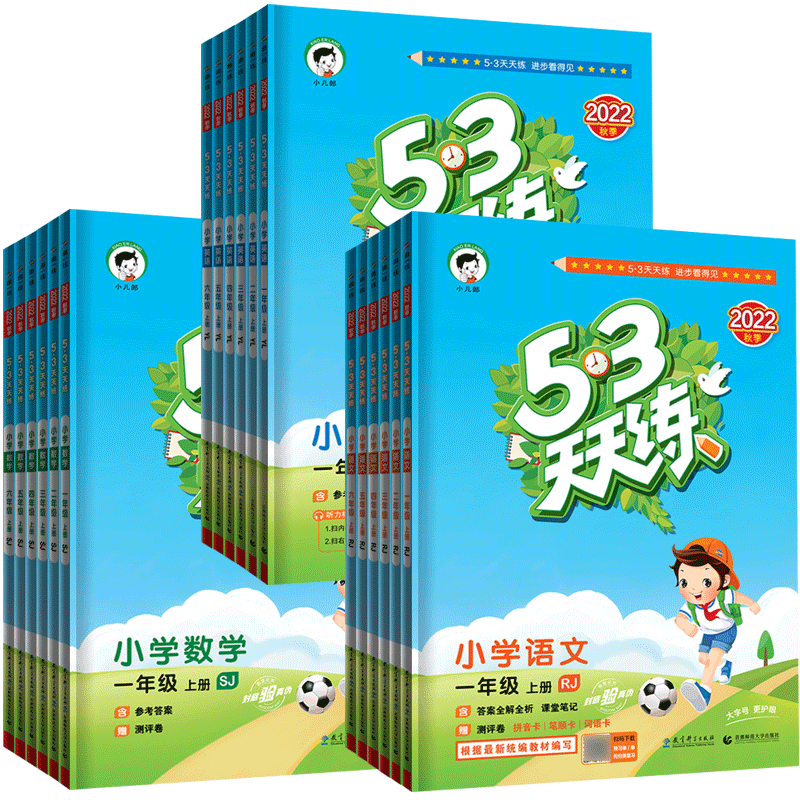 2026秋新版53天天练小学语数英