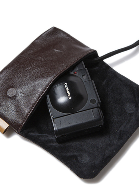 shounenn原创皮质复古ccd机相机包适用于索尼ZV1黑卡保护套理光GR
