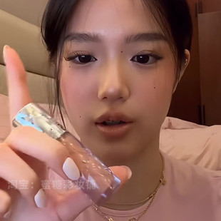 超裸丰唇蜜唇釉丰盈蜜润镜面水光透明玻璃唇平价 jaden张思捷同款