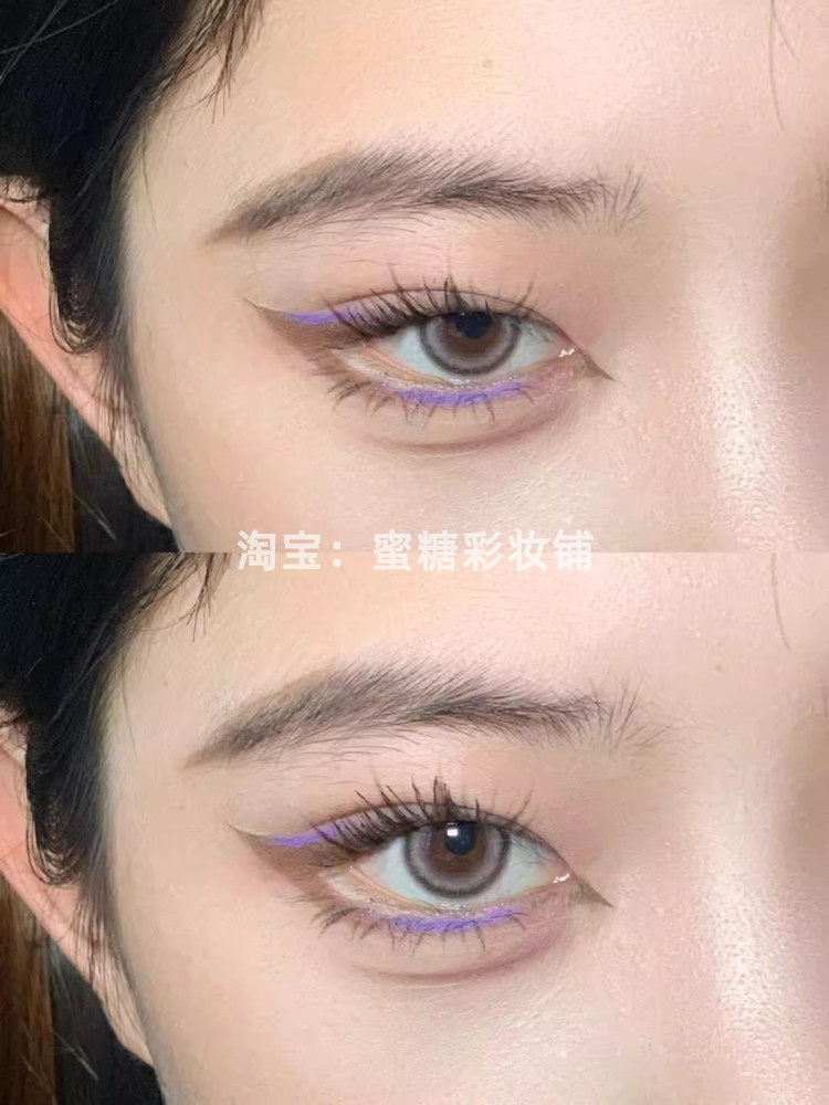 一抹紫 全包小野猫  极细眼线胶笔11眼睑下至仙气彩色夏日马卡龙,彩妆/香水/美妆工具,眼线,淘宝优惠券,粉丝福利购,淘宝优惠卷