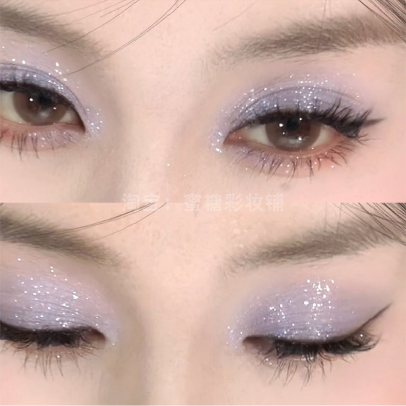 清冷仙气鸢尾蝶 早春媚感蓝紫妆容 牛郎家族新眼影梦幻显白爆闪钻,彩妆/香水/美妆工具,眼影,淘宝优惠券,粉丝福利购,淘宝优惠卷