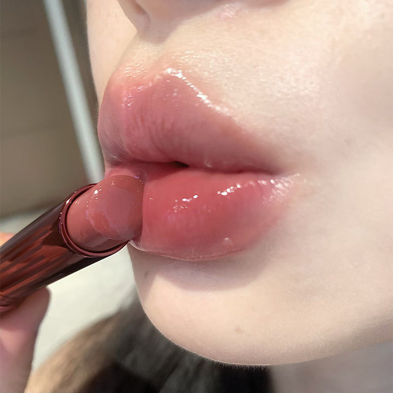 裸粉润唇膏 秋冬易乌唇的快来!肉桂白桃色滋润口红MLBB色水玉桂