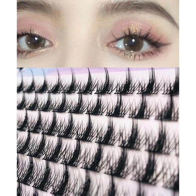 诗诺媚混血小浓密恶魔假睫毛黑磨尖仙子欧美上镜芭比硬梗自然cos