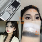 骨子里透出 高傲冷酷 黑灰色黑茉莉眼影盘冷萃棕大地色烟熏盘