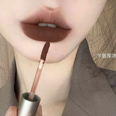 口红正品唇泥口棕色哑光女唇釉高浓缩丝绒裸色系不掉色不沾杯秋冬