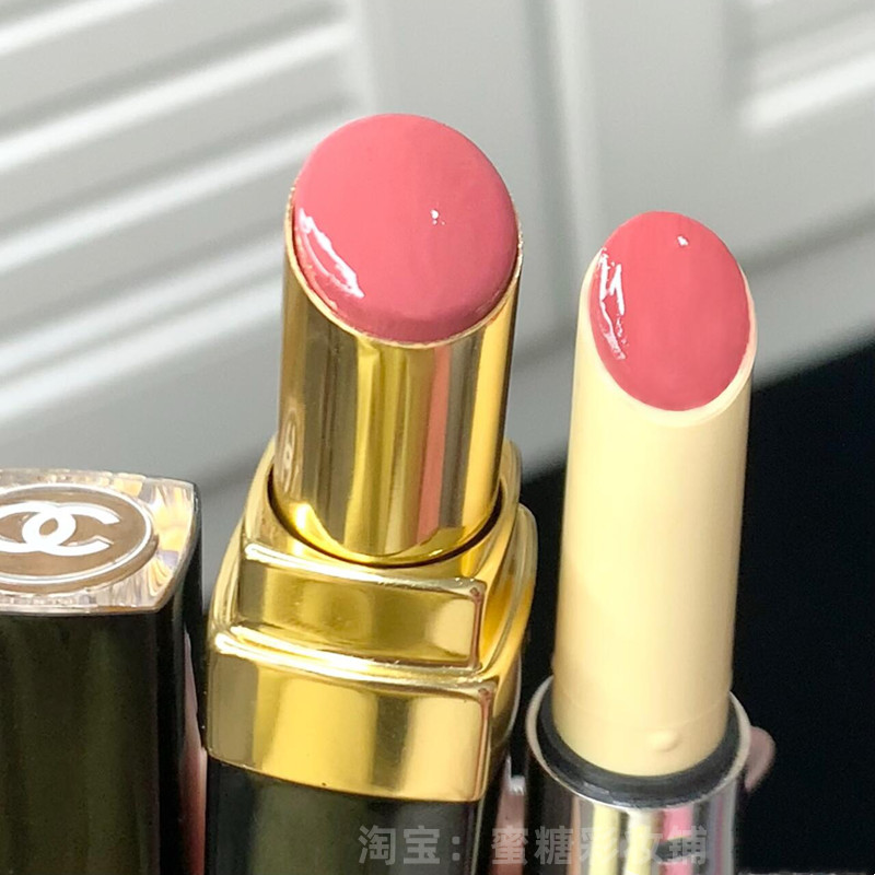 一年四季常备的嫩妹色黄皮素颜香乃90平替水蜜桃粉色固体唇蜜口红