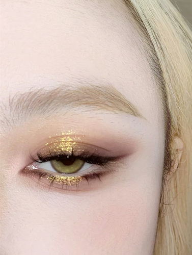 日落金棕眼影太高级了奢华又性感