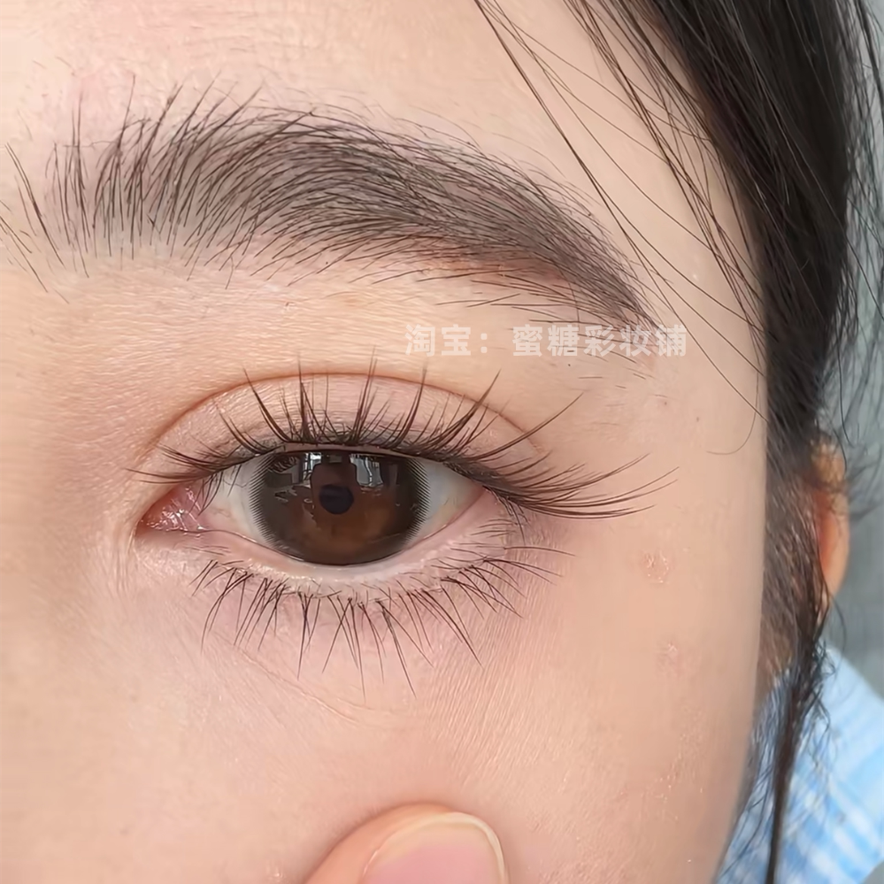 自带新疆美女浓颜还原天生下睫毛 自然仿真自粘假睫毛巨自然妈生