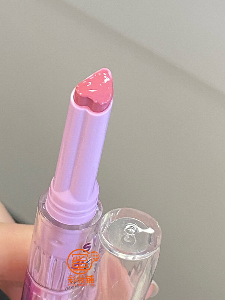 小爱心固体唇蜜真的怪美der！