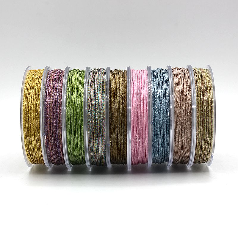 diy手工金线股线编织72号玉线