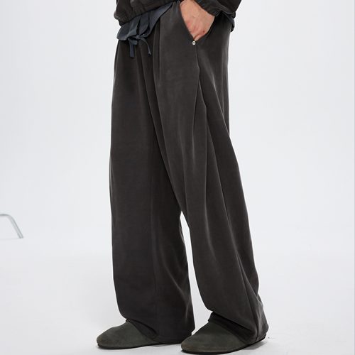 复古双摺弯刀西裤铜氨丝抗皱