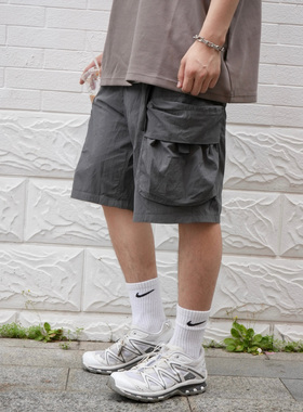 Nothwes日系防泼水机能工装露营长裤立体大兜短裤腰带军事口袋潮