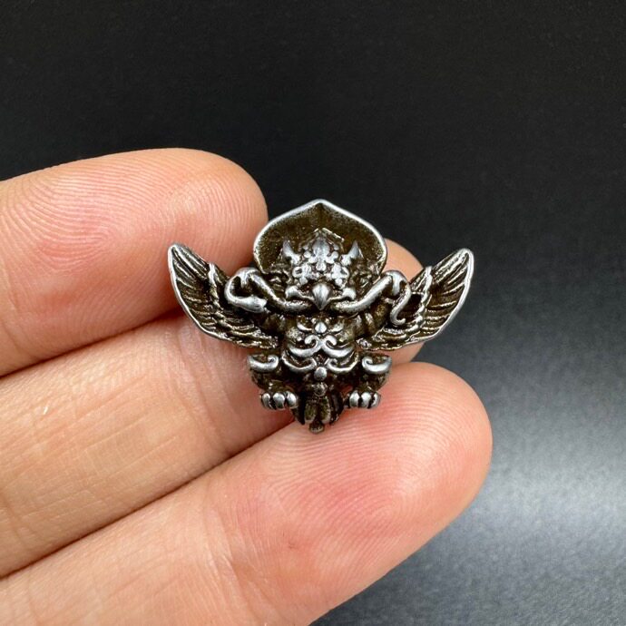 藏式天铁大鹏鸟小吊坠藏传饰品小元素DIY大鹏鸟配饰侧挂文玩串饰图片