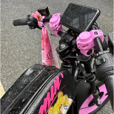 美版Himoto新国标复古电动自行车专用分离把改装用低把横把配件