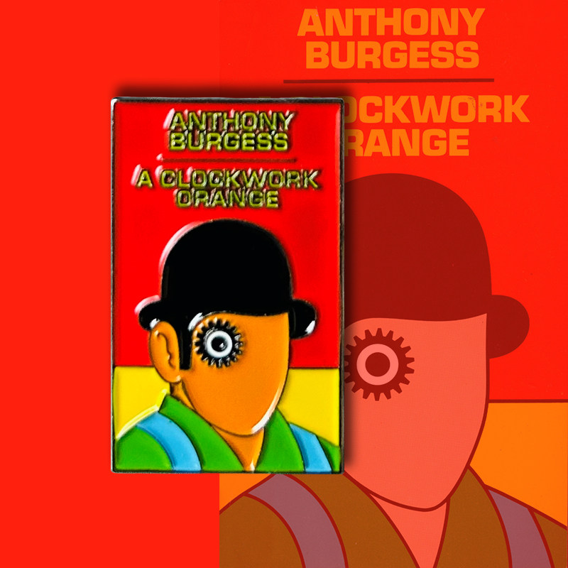 发条橙电影海报文创金属徽章胸针周边怀旧礼物a clockwork orange
