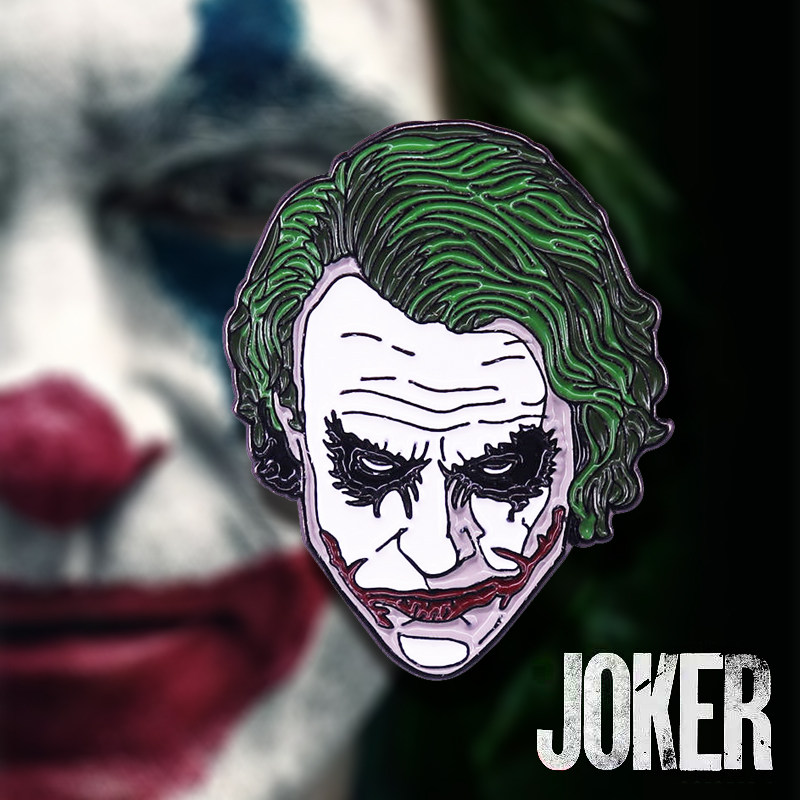 小丑电影文创金属徽章joker胸针杰昆菲尼克斯潮饰品个性男生礼物