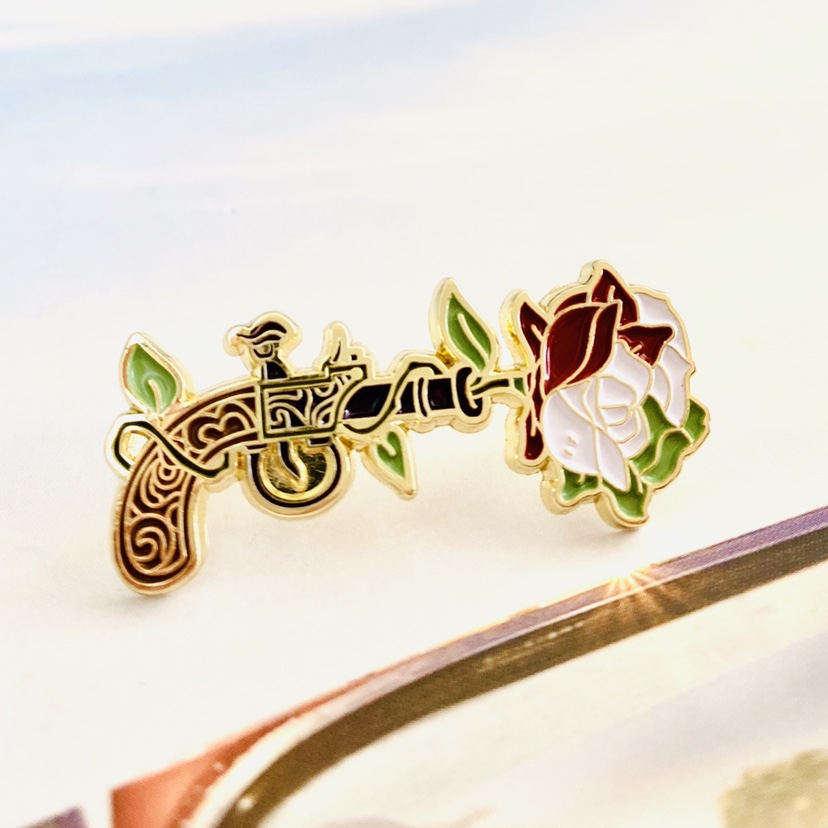 悲惨世界舞台音乐剧周边金属徽章