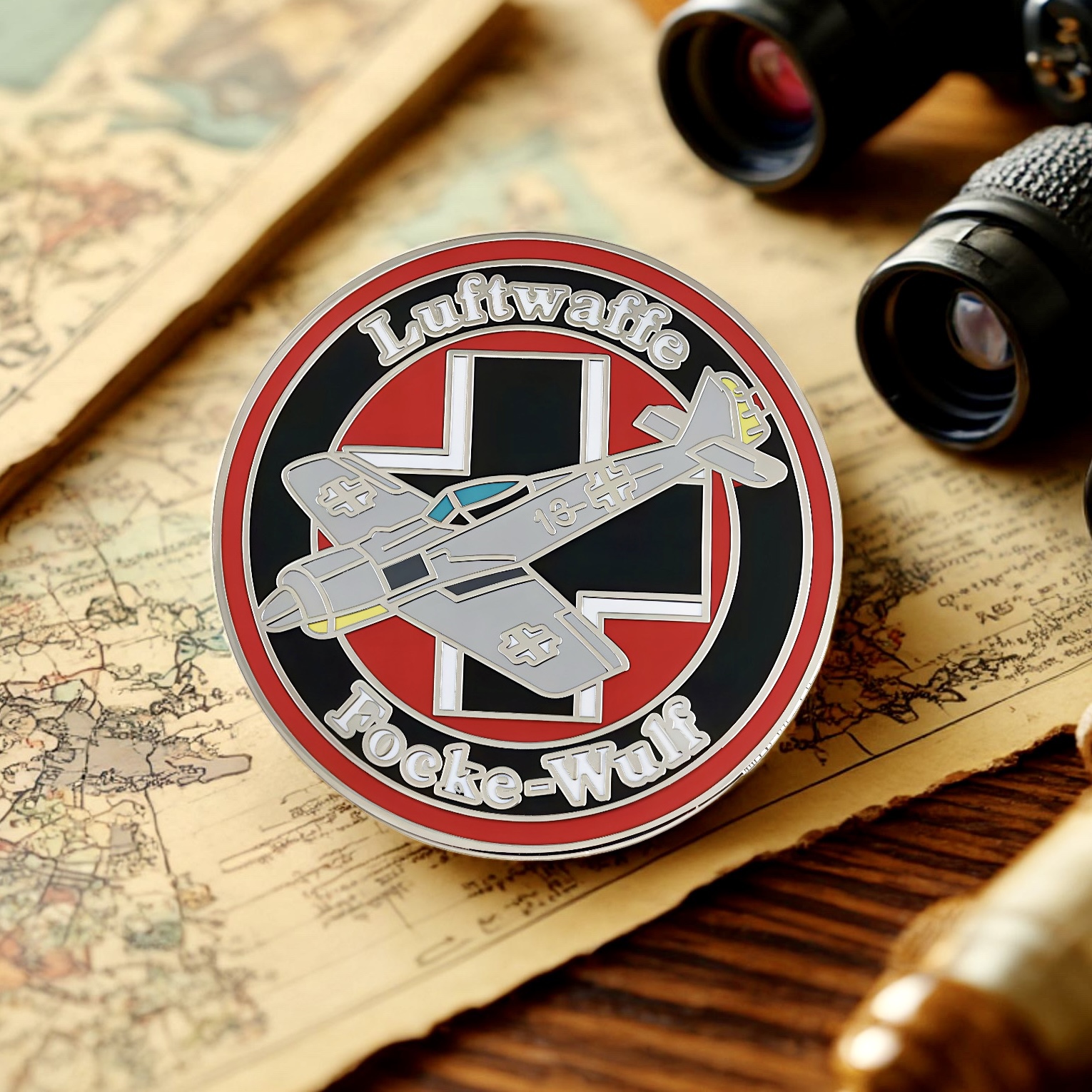 复古德国空军金属徽章