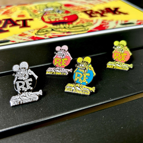 RatFink芬克鼠美式复古徽章