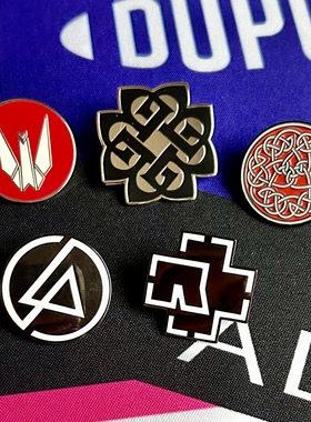 林肯公园摇滚乐队周边徽章胸针德战车绯红之王东京事变乐团千纸鹤