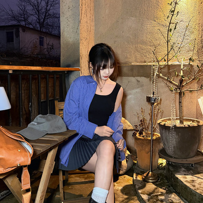 W1493大码显瘦黑色背心女夏新款无袖内搭打底衫纯色百搭吊带200斤