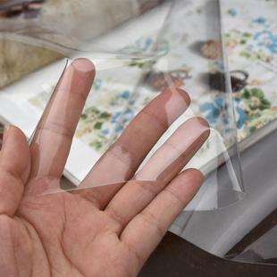 冬天不硬的透明薄膜 可缝纫手工diy透明包包服饰防尘罩布艺皮艺