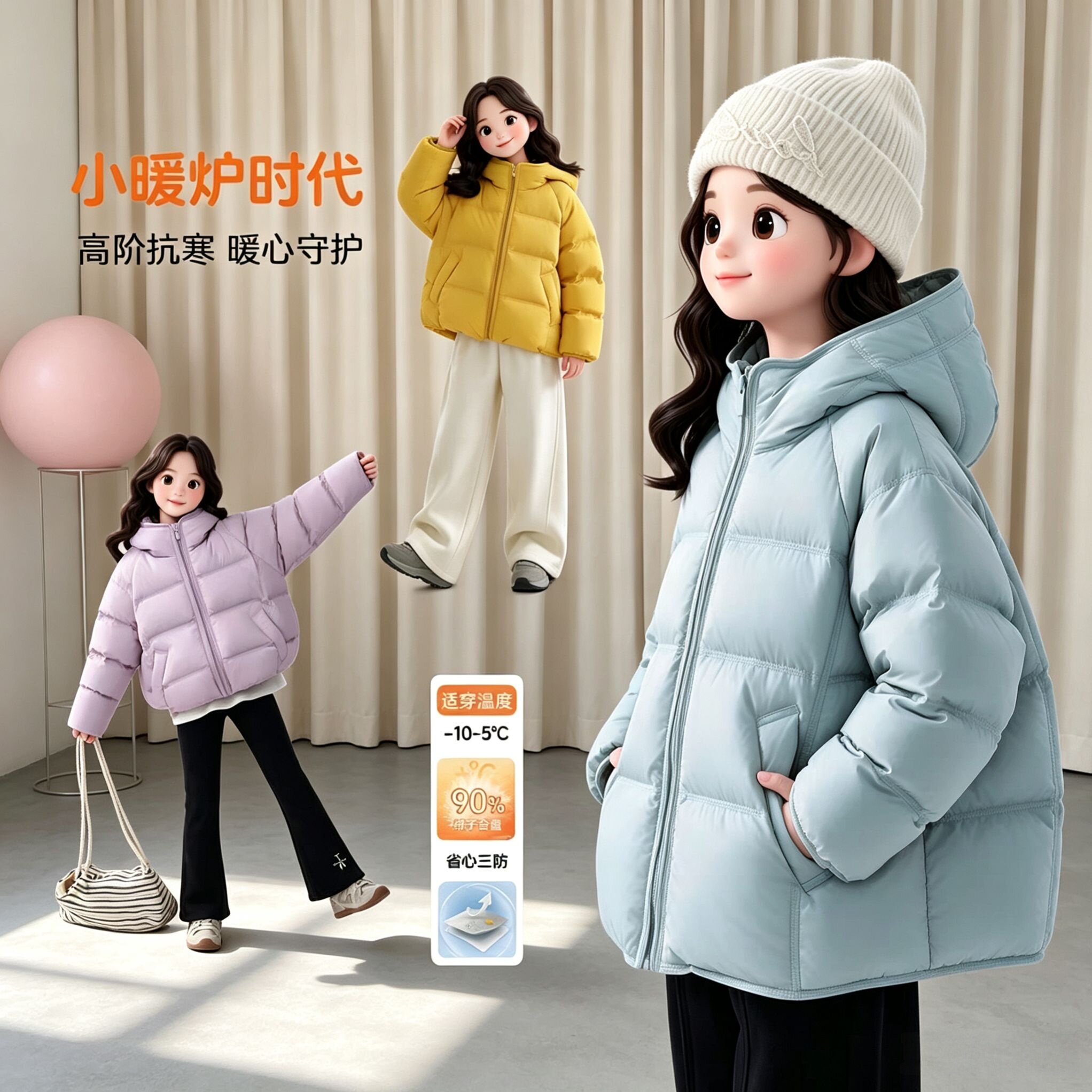 童装女童羽绒服2026冬装新款羽绒服