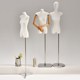 服装 衣服橱窗人台人偶模特展示架 店模特道具平肩女半全身人体女装