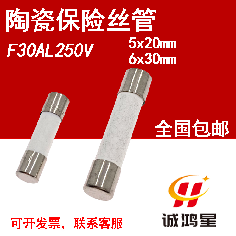 F30AL250V陶瓷保险管5x20
