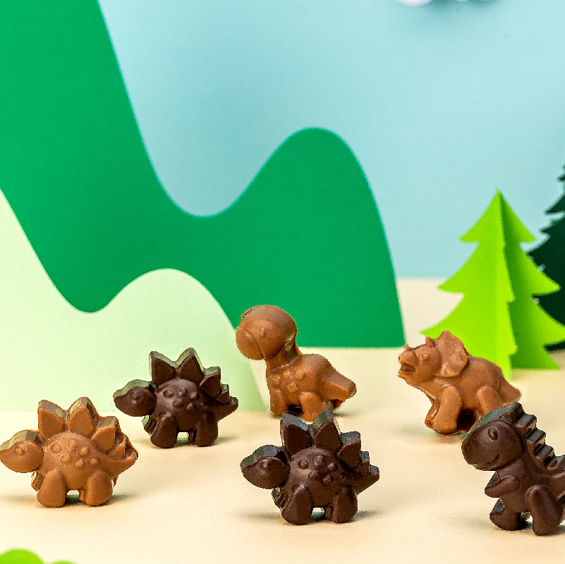 恐龙仔巧克力礼盒送人礼物