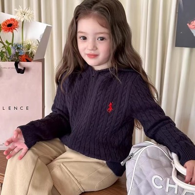 送运费险！小马麻花针织毛衣外套