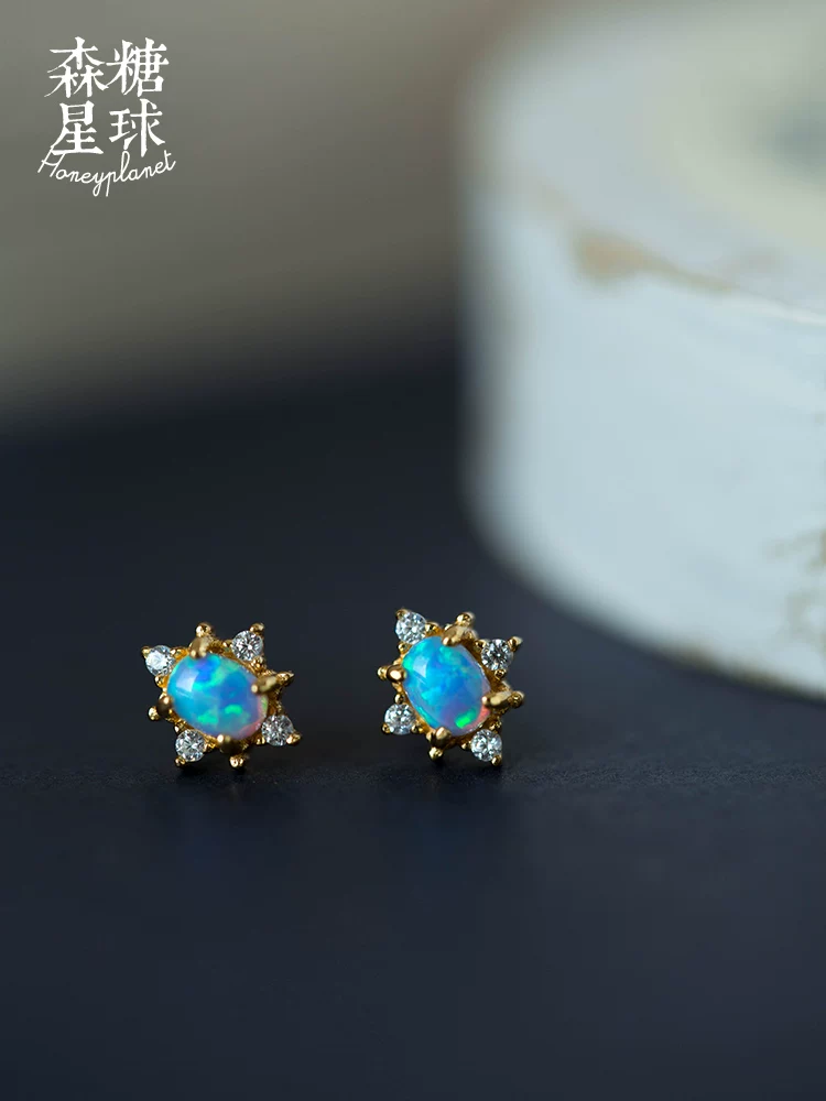 [Morikan Planet | Light Jewelry] Таинственное магическое зеркало фантазийное изображение Опа ретро дворец 925 Tremella Tremella Tremella 3380