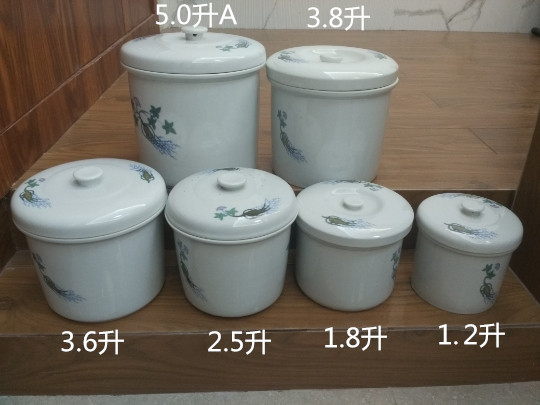 双盖超大中式风传统补品陶瓷炖盅